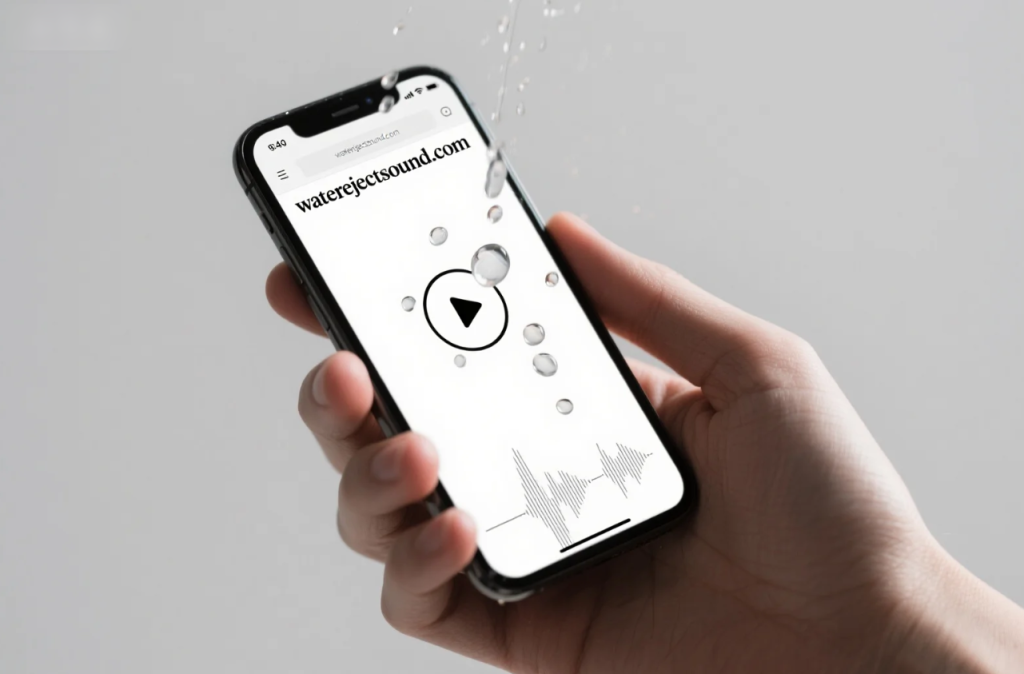 how to eject water from iphone speakers