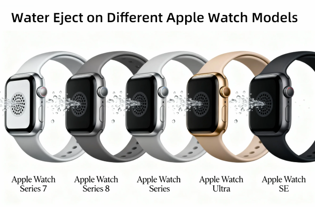 Water Eject on Different Apple Watch Models