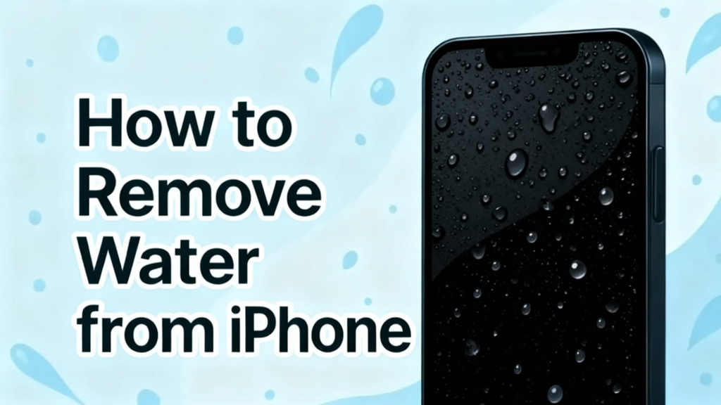 How to Remove Water from iPhone